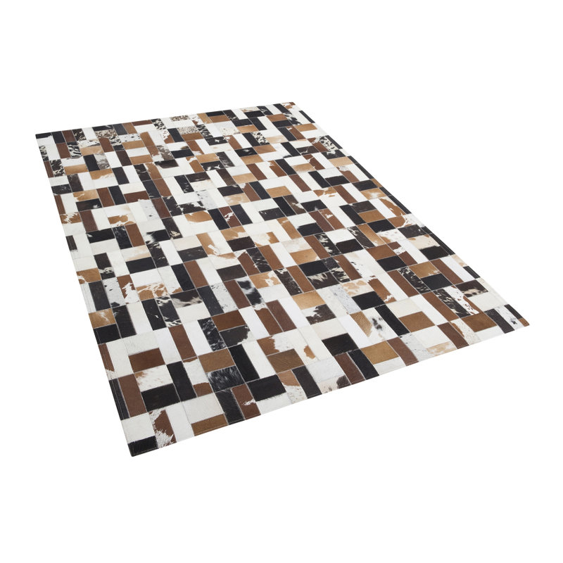 Ferdia Brown/Beige Rug, Rectangle 160 x 230cm