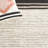 Pierceton Natural Fiber Hand Woven Cottn/Jute Striped Rug in Ivory/Black-1896738125