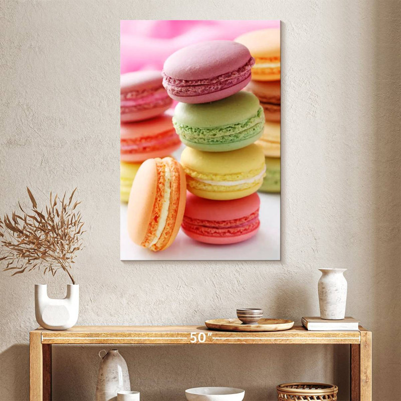 Yarlin Flavored Macarons, 39" H x 26" W
