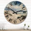 Horloge murale en bois massif Rusank-653248117
