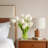 White Tulips Artificial Flowers Silk Flower...