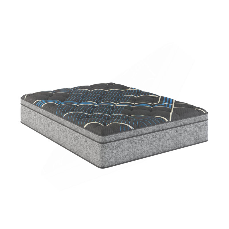 Restonic Comfort Care 15" Euro Top Hybrid Mattress, Individual Pocketed Coil Mattress , Plush Comfort, Twin