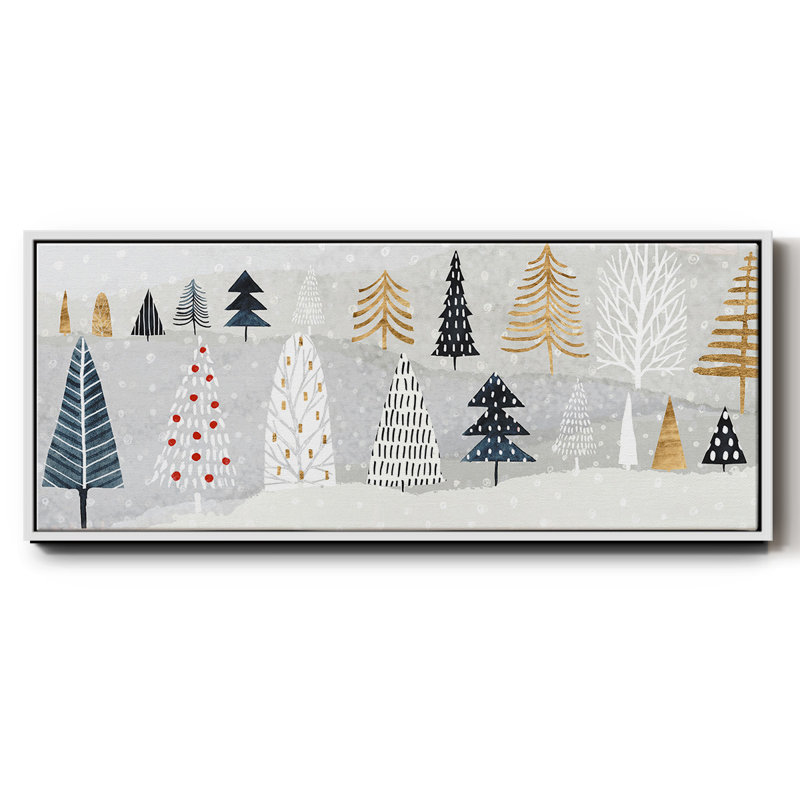 Christmas Chalet Collection D- Framed Canvas