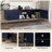Unique Herringbone Design Multifunctional TV Stand With LED Light-90317974