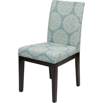 Dorazio Upholstered Side Chair in Dark brown