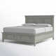 Levin Solid Wood Storage Bed