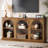 63-Inch Long Farmhouse Wooden Rectangular Entryway Console 3 Tier Storage Sofa Table Behind Couch-323116227