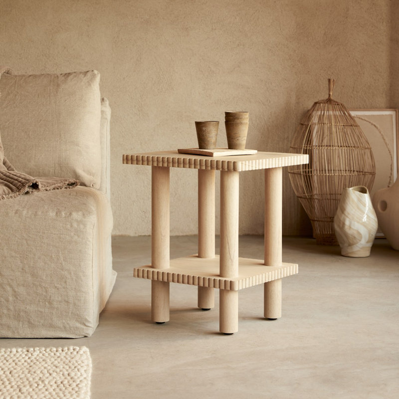 Mollie Solid Wood End Table