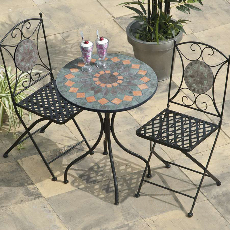 Paxton 2 - Person Patio Dining Set with Round Table