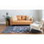Tapis bleu marine Southwestern-1078152303