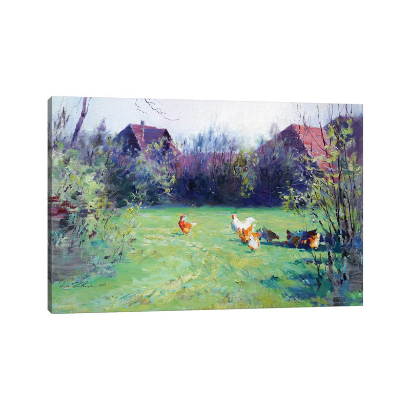 May 1 Piece Wrapped Canvas Painting, 30.48cm H x 45.72cm W x 1.905cm D