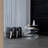 Modern S-curve Acrylic Display Table, Multi-functional Living Room End Table,bookstand-1772726298