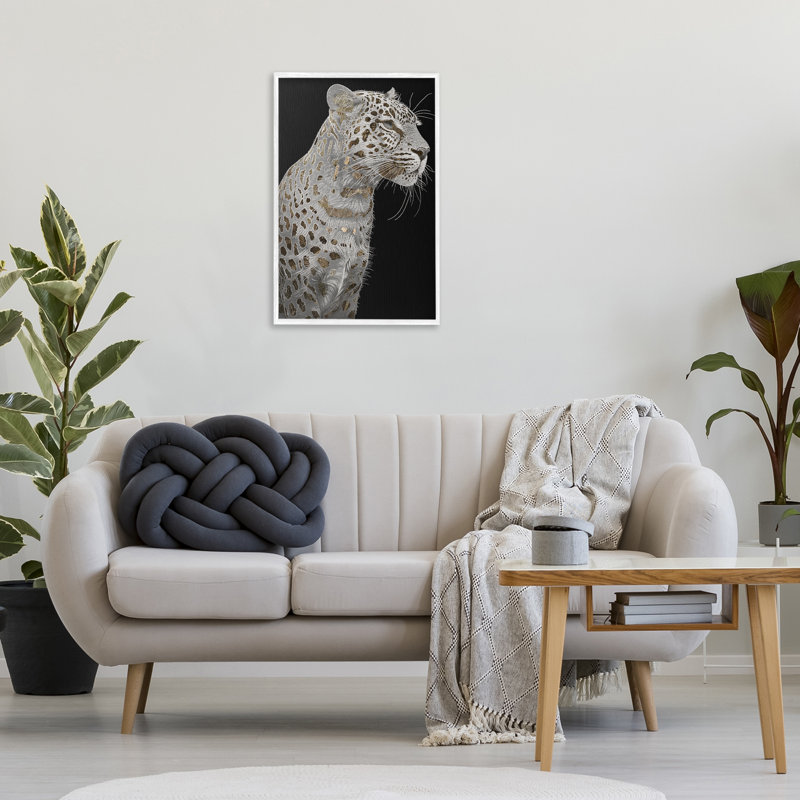 Elegant Glam Leopard Spots, estampe numérique, design par Sasha, H 30 po x l 20 po