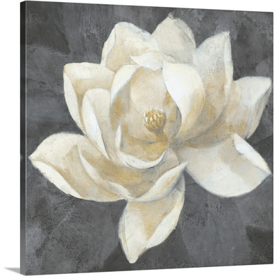 Impression sur toile majestueuse magnolia neutre