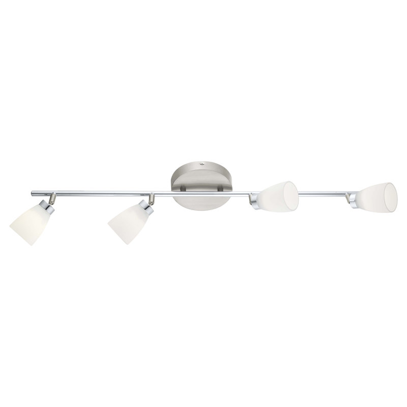5.03'' 4 -Light Track Track Kit with Adjustable Head