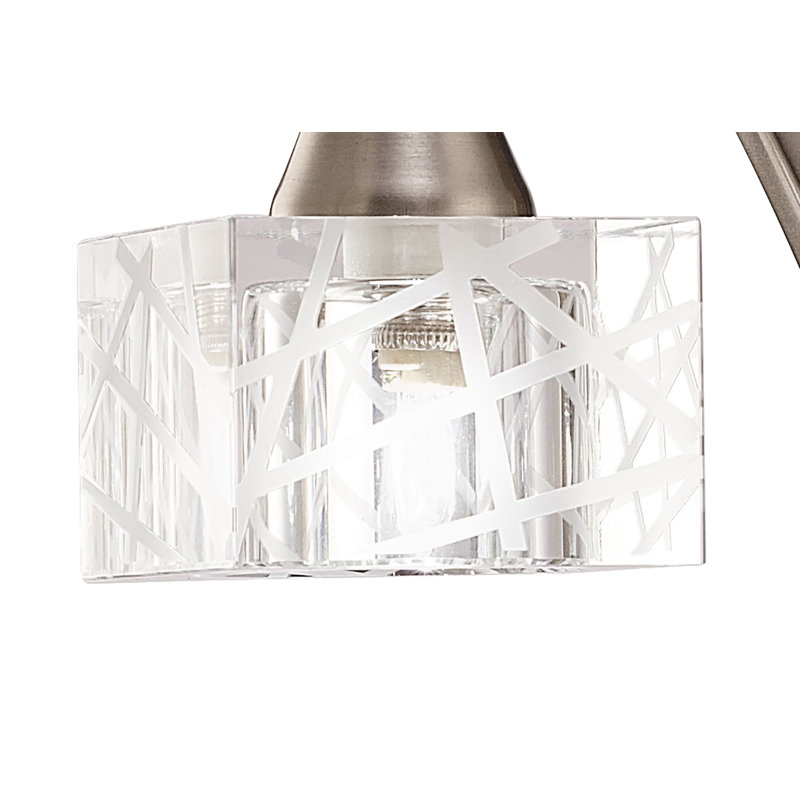 Waut Metal Arched Lamp, Nickel