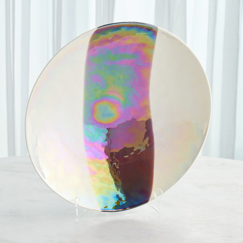 Handmade Glass Decorative Plate