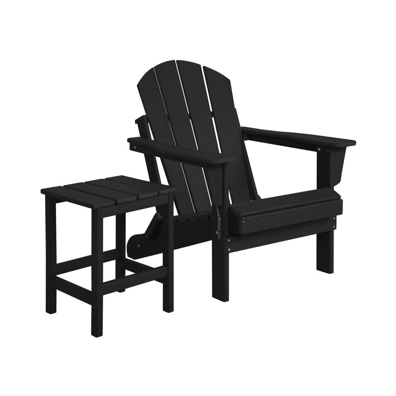 Laguna Outdoor Adirondack Chair, Black
