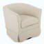 Fauteuil demi-tonneau pivotant et évasé-155034059