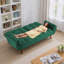 Canapé-lit convertible en tissu d'ameublement avec futons de 75,39 po Kamaren-2143849945