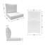 Coussin de chaise d'extérieur 24 po x 24 po x 5 po Fionnula Sunbrella (ensemble de 1), ensemble de coussins d'extérieur Nazime-754716292-762096723