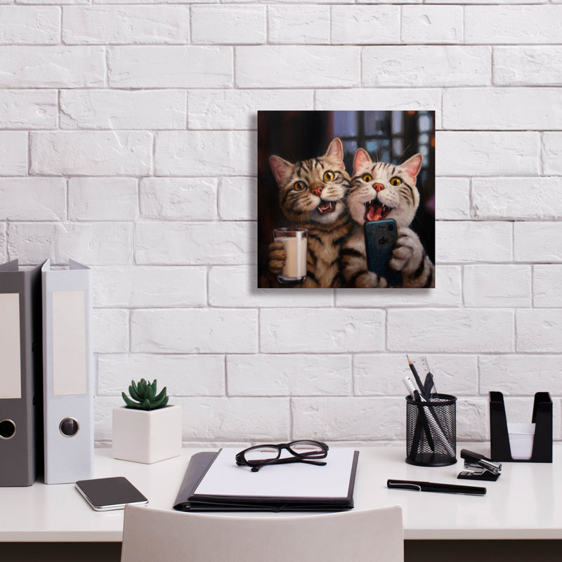 «Happy Hour» par Lucia Heffernan, H 12 po x l 12 po x P 0,75 po