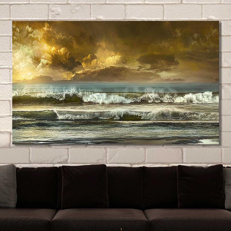 «Vista», reproduction, H 18 po x l 30 po x P 1 po, Toile tendue