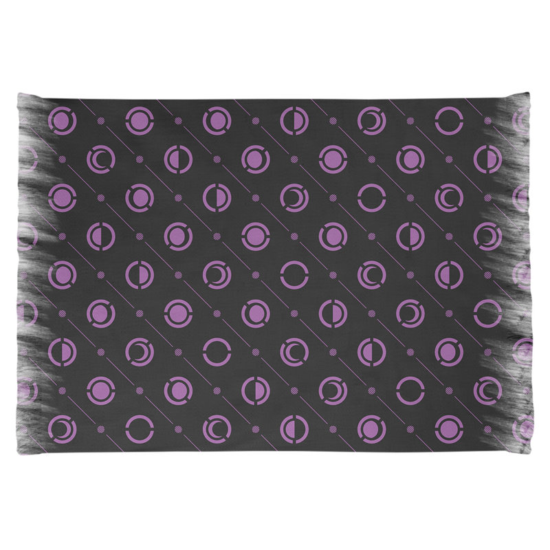 Tapis de la lune phases noir/mauve light, Non