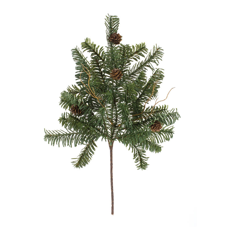Pine Spray with Pinecones (Set of 6)