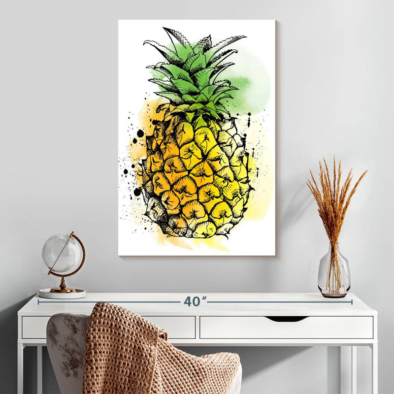 Yarlin Tropical Pineapple, 30" H x 20" W