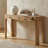 Safety-Focused Vintage Console Table With Rounded Corners&Storage Drawers & Decorative Display Function-82717958