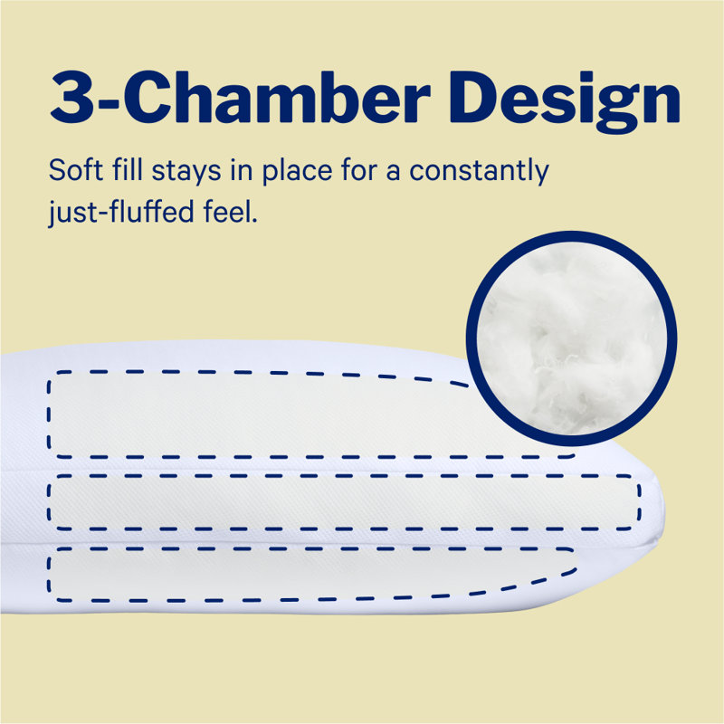 Essential Cooling Pillow, Standard, Standard: 18" x 26"