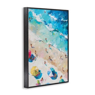 «Family Beach Fun Day», estampe numérique, design par LSR Design Studio