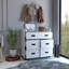 Commode double l 33,46 po à 5 tiroirs Mirtha-976208418