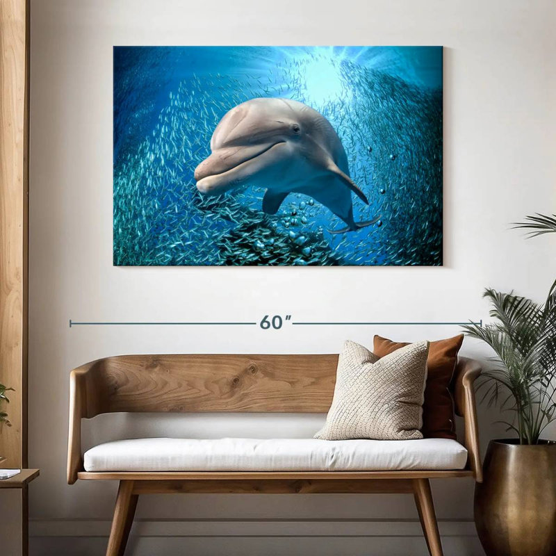 Brampt Dolphin Close Up, 32" H x 48" W