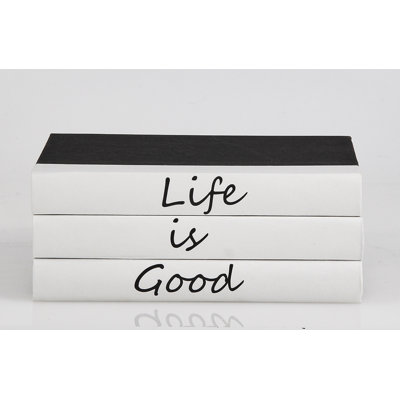 Quote Entertainment Decorative Book