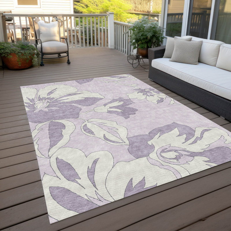  Tapis d'extérieur antidérapant Malchow, Rectangle 2 pi 6 po x 3 pi 10 po