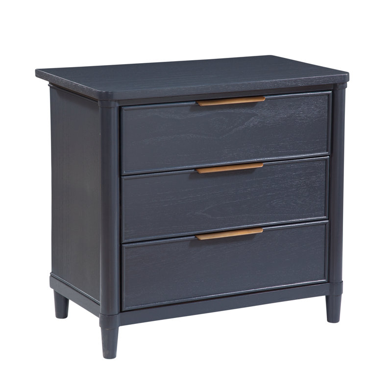 Clair Solid Wood 32'' W 3 - Drawer Dresser, Hazel