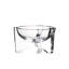 Avant-Garde Crystal Abstract Sleek Decorative Bowl in Clear