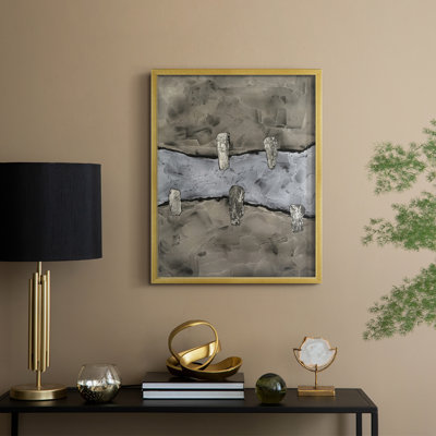 «Stonemasonry II», reproduction encadrée - bois massif