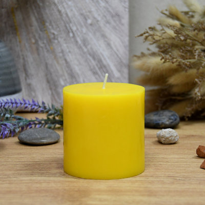 Unscented Pillar Candle
