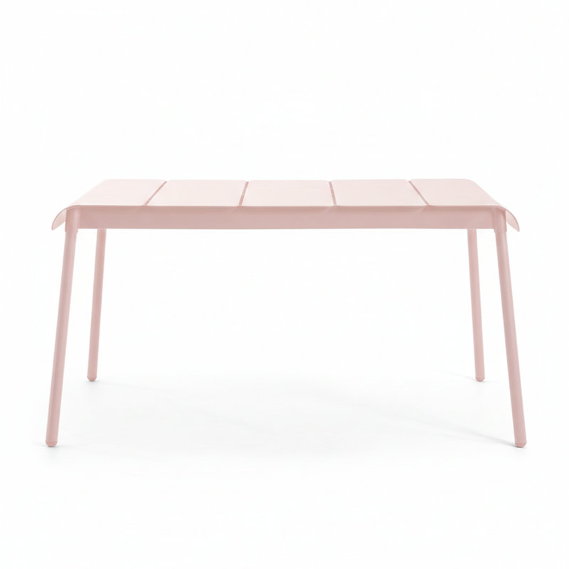 Corail Outdoor Dining Table, Pastel Pink