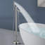 Robinet de baignoire autoportant à poignée simple avec douchette à main Topcraft-87221790