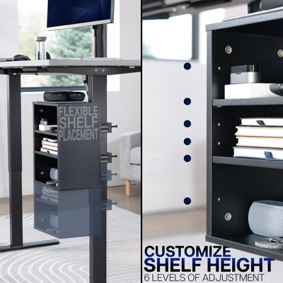 16 H x 12.8 W Desk Shelf