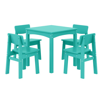 Kids Outdoor 5-Pieces Dining Set