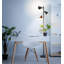 Lampe sur pied à DEL 3 lumières à intensité variable 3 voies avec 3 abat-jours coniques en métal Ethan-88993058