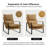 Zawacki 25.5" W Genuine Leather Lounge Armchair-541775699-540533281