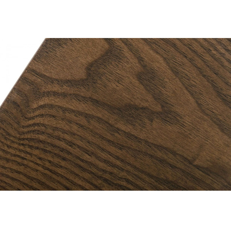 79" Brown Solid Wood Double Pedestal Base Dining Table