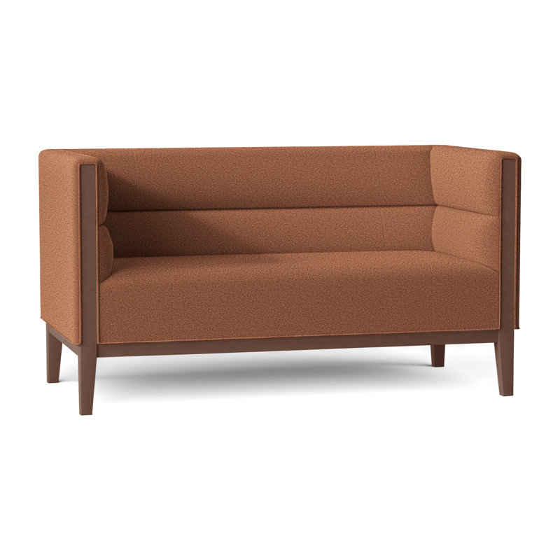Causeuse Dyson, Perigold Pierson cuivre, Noyer