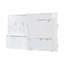 Grand lit escamotable mural avec placard, blanc-879443922